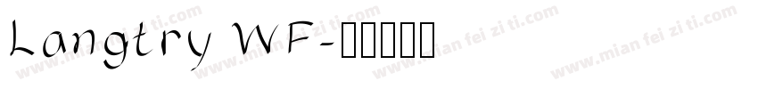 Langtry WF字体转换